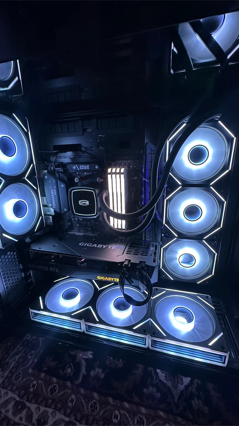 Black RGB Gaming PC — RTX 3070, Ryzen 7 5800X3D, 32GB RAM - photo 2