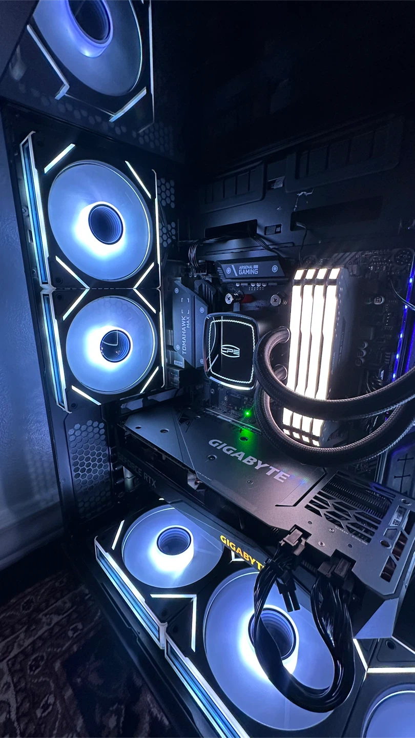 Black RGB Gaming PC — RTX 3070, Ryzen 7 5800X3D, 32GB RAM - photo 3