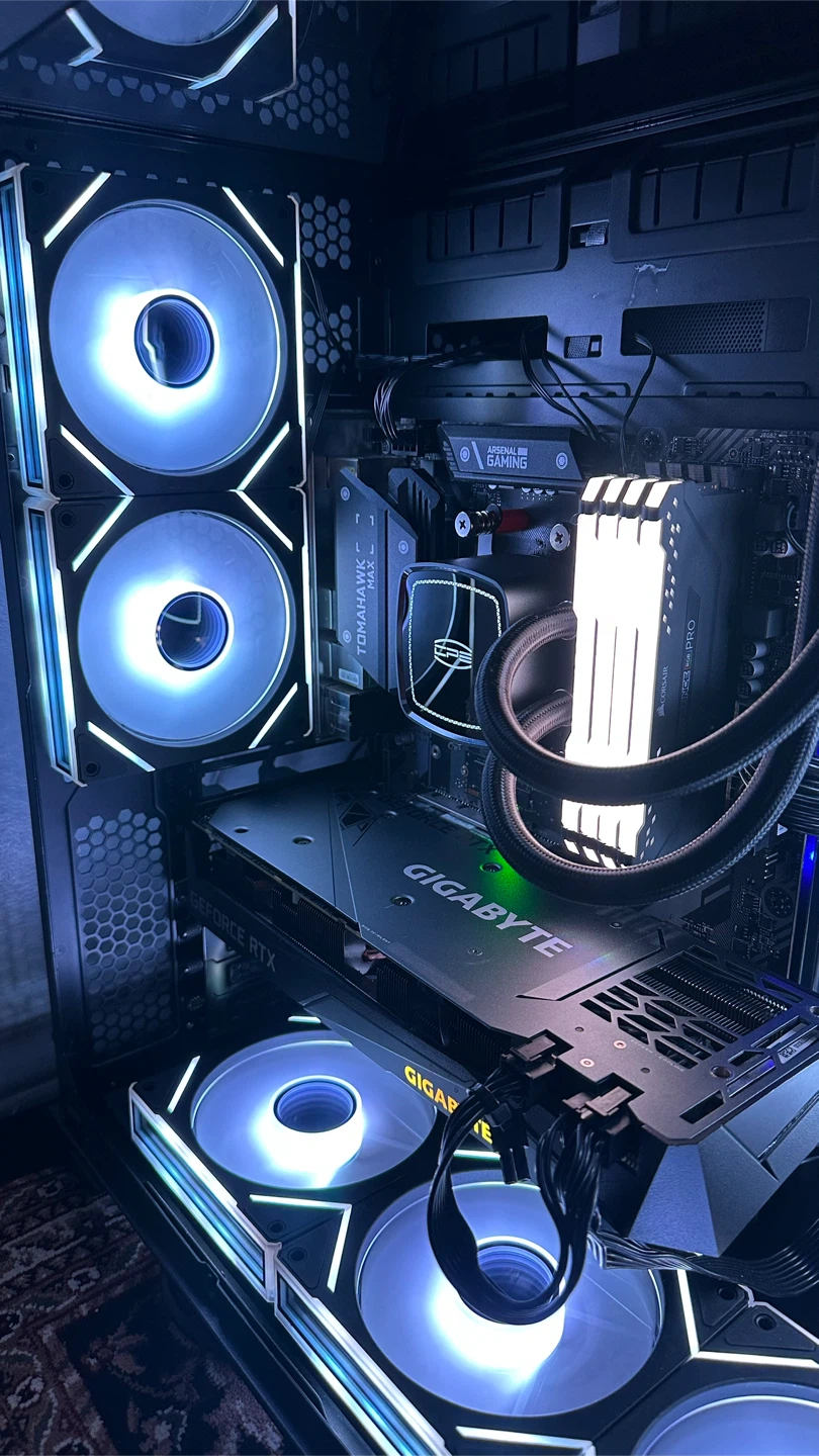 Black RGB Gaming PC — RTX 3070, Ryzen 7 5800X3D, 32GB RAM - photo 5