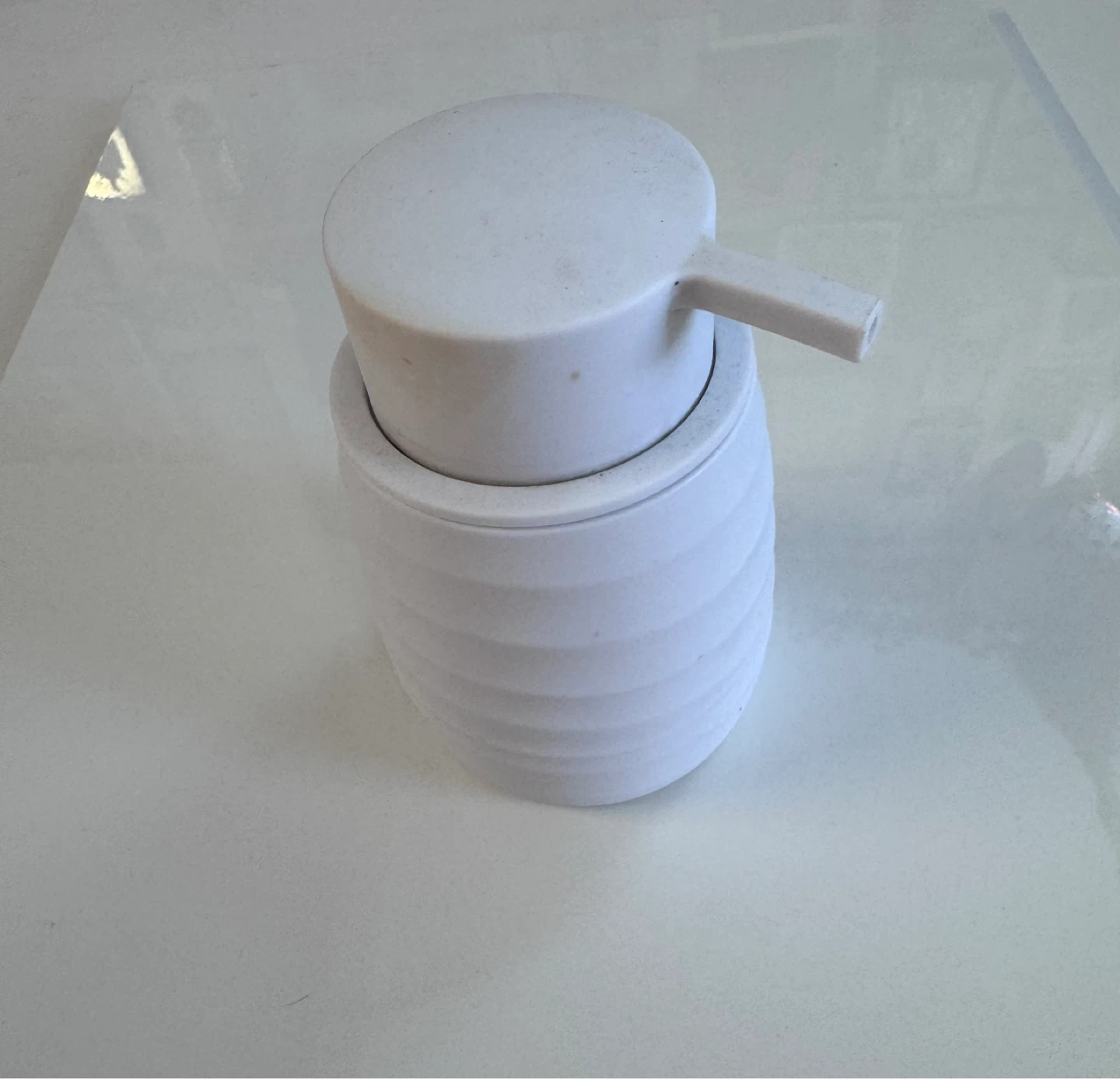 White Soap Dispenser