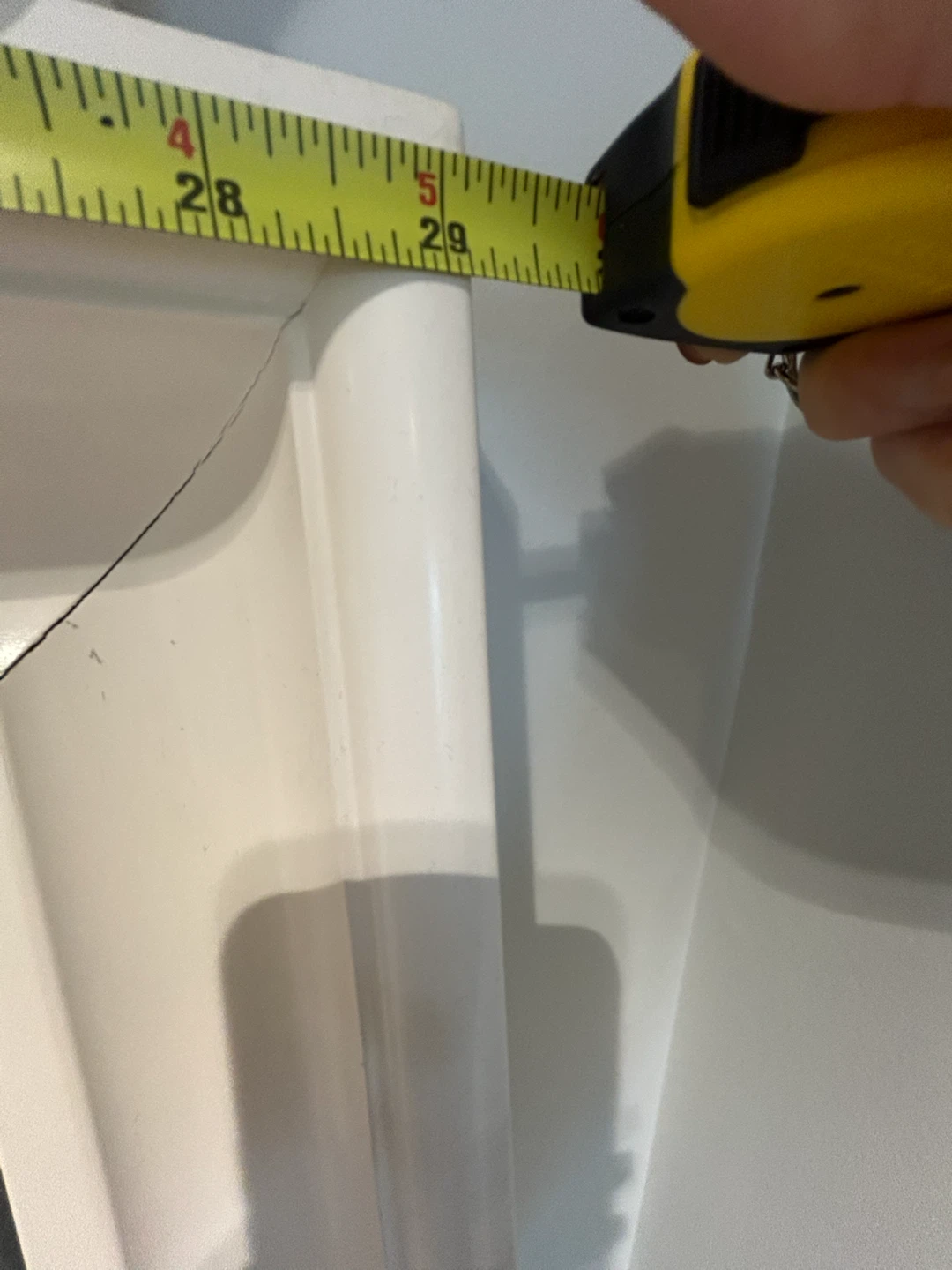 Large White Full-Length Floor Mirror - photo 3