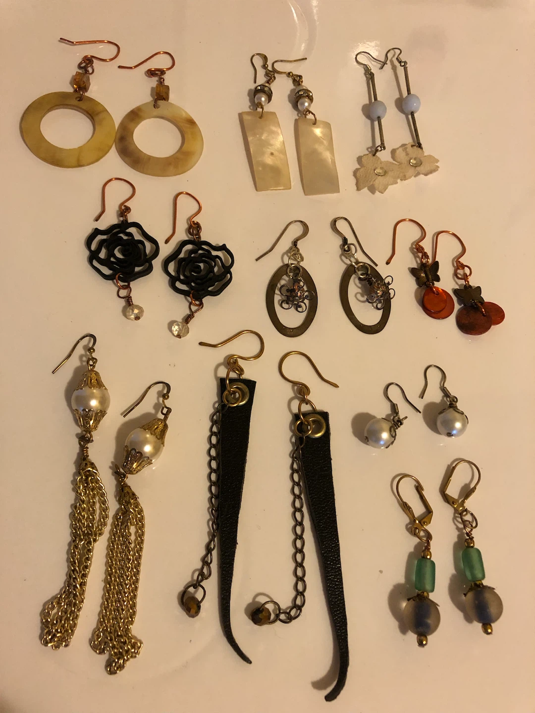 Collection of Assorted Fashion Earrings