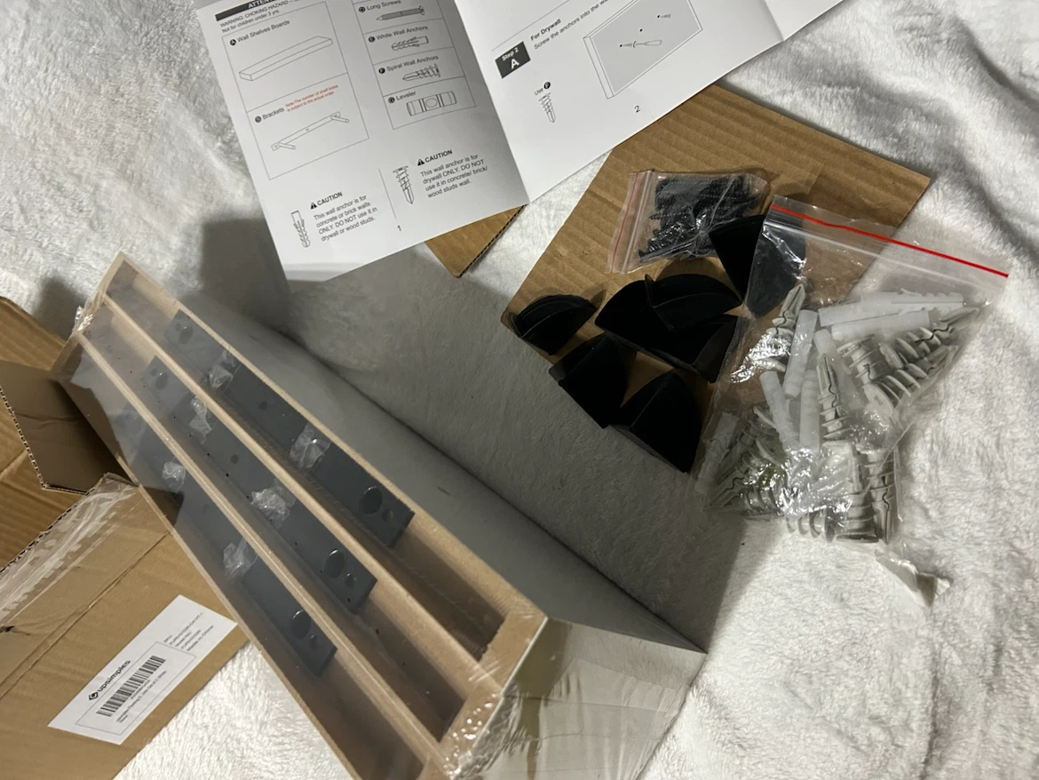 Brand New 3 pack Upsimples Floating Wall Shelves - photo 4
