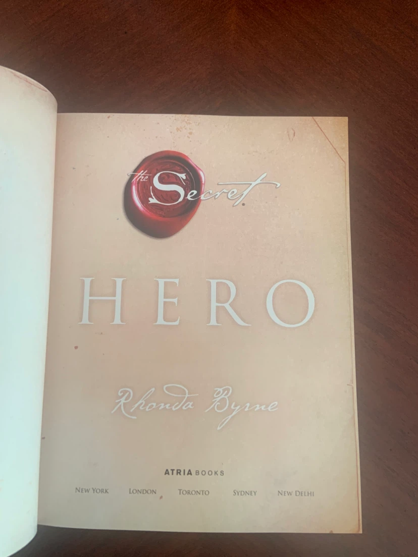 The Secret: HERO by Rhonda Byrne - photo 3
