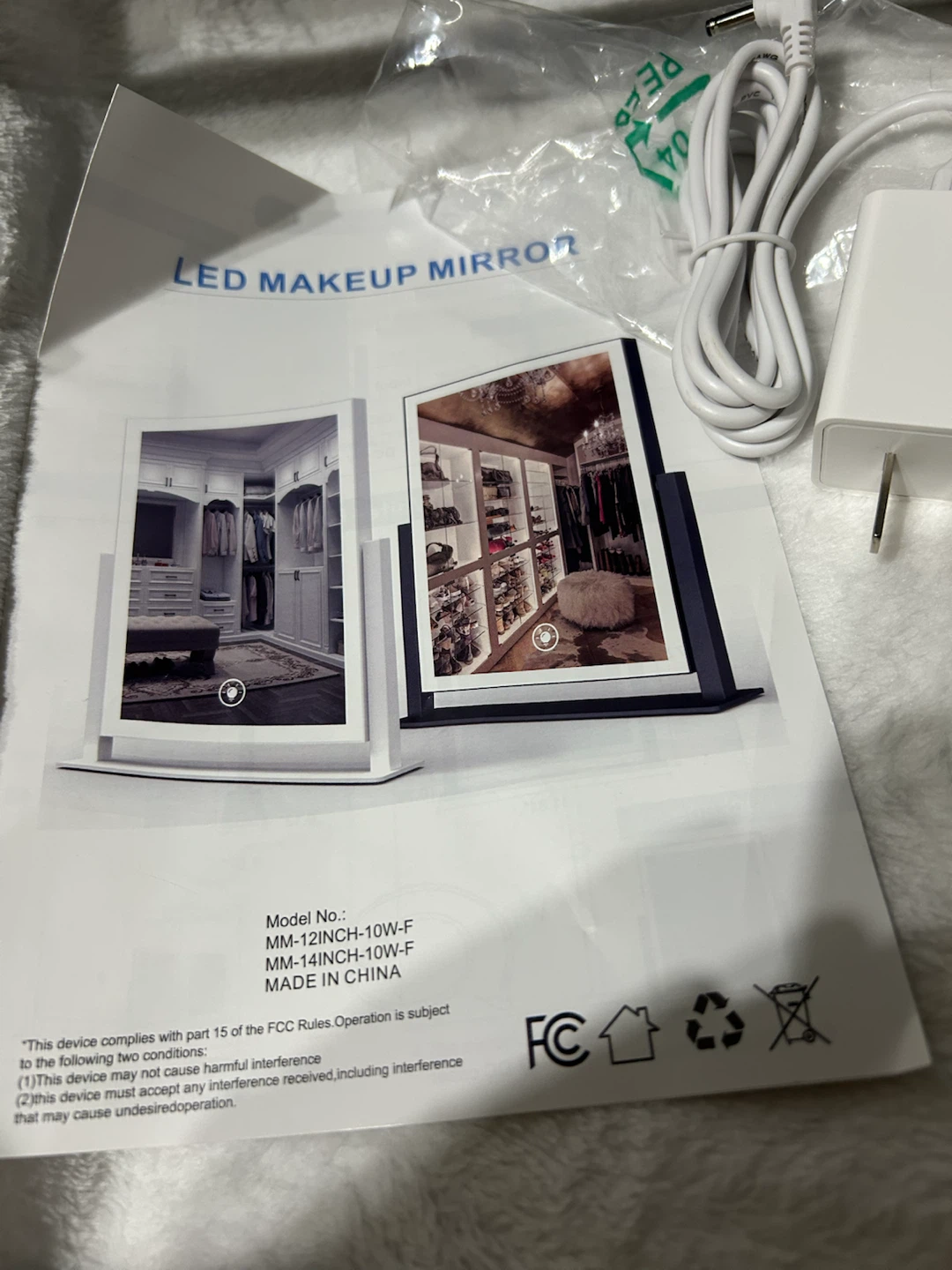 New-LED Makeup Mirror 12-inch - photo 3