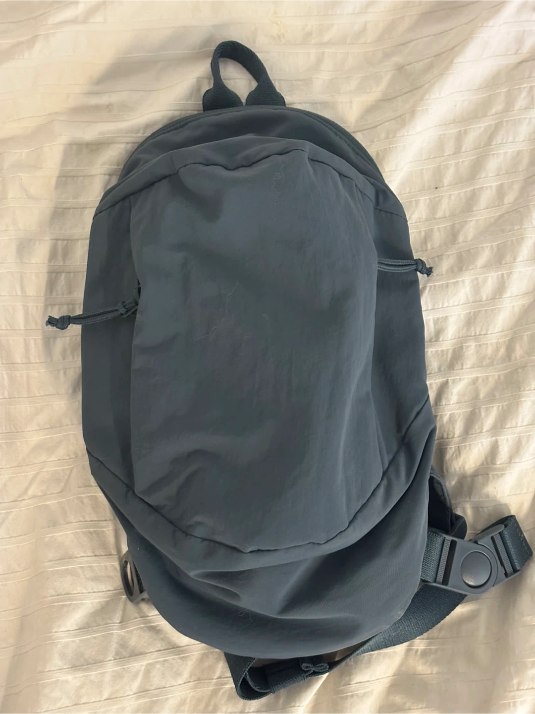 Gray Sling Backpack