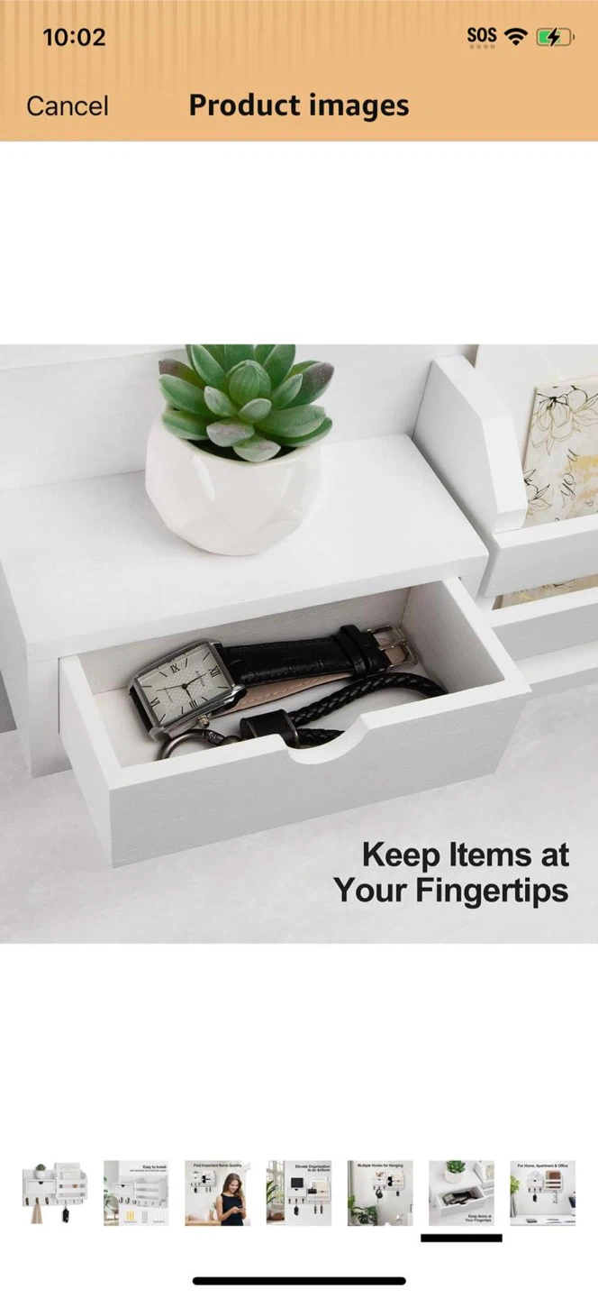 New-Lwenki Key and Mail Holder Wall Organizer - photo 4