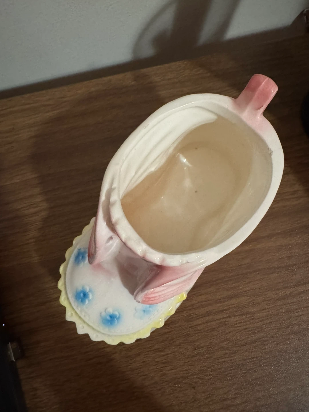 Vintage Ceramic Baby Shoe Planter - photo 3