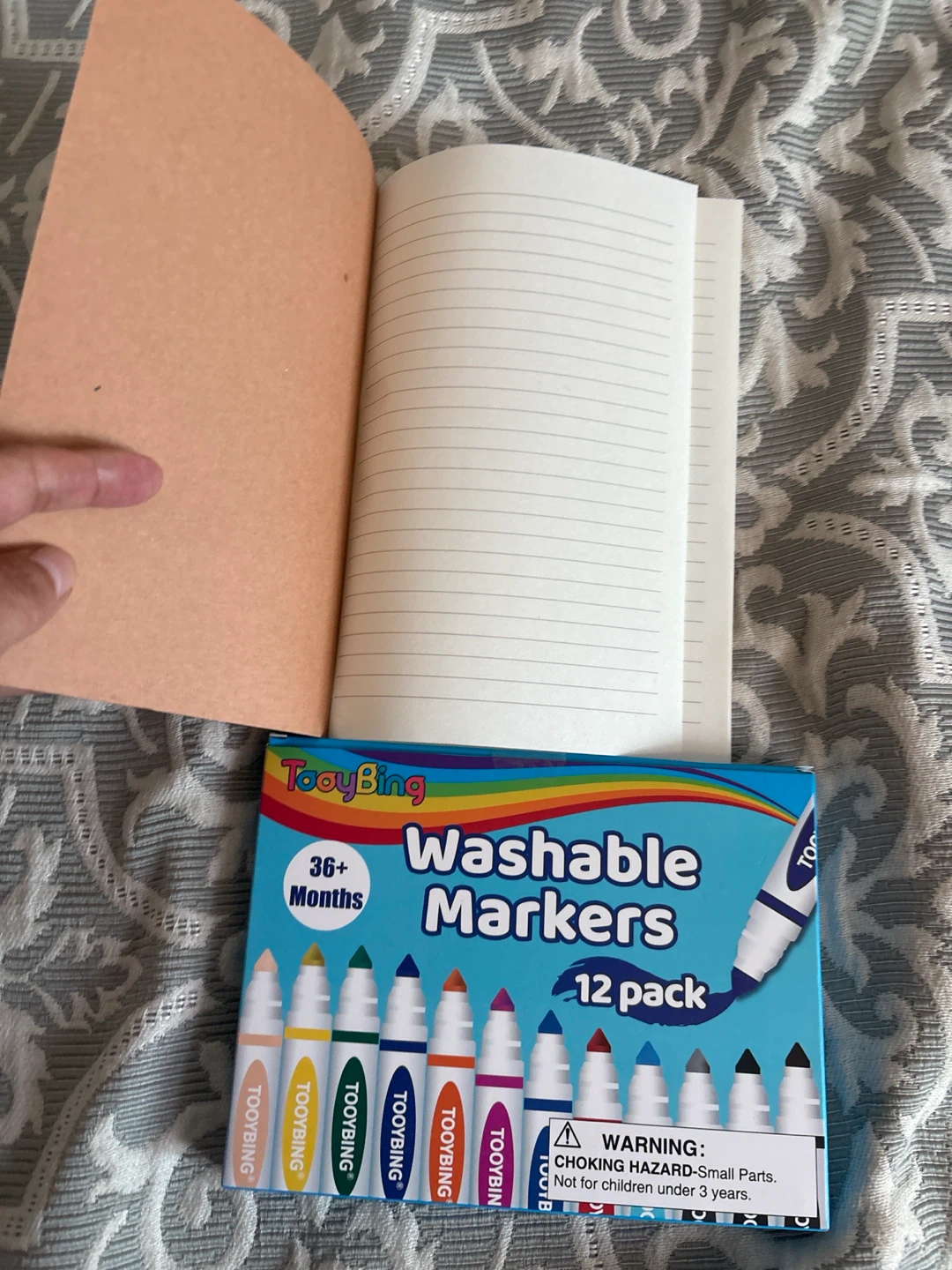 TooyBing Washable Markers 12 Pack