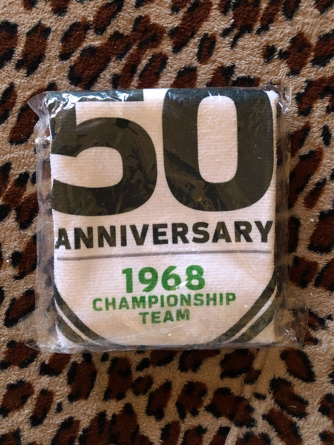 New York Jets 1968 Championship 50th Anniversary Towel - photo 2