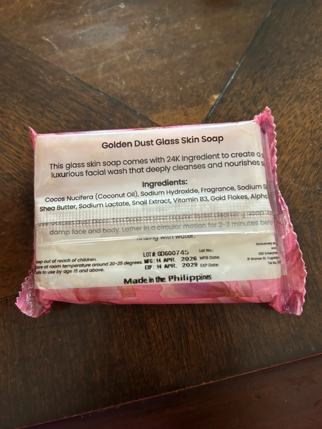 Golden Dust Glass Skin Soap - photo 2