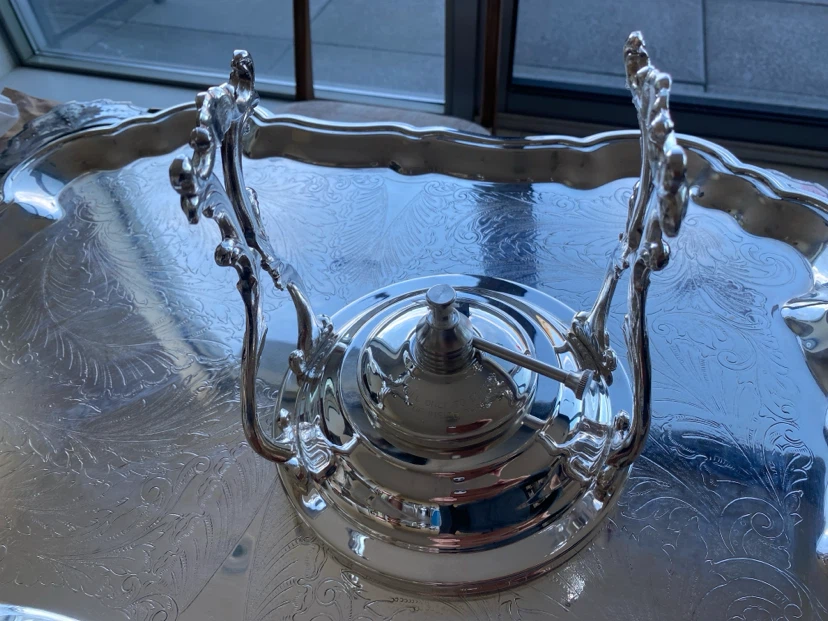 F.B. Rogers Silver Plated Chafing Dish Stand - photo 3