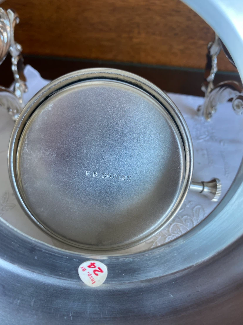 F.B. Rogers Silver Plated Chafing Dish Stand - photo 4