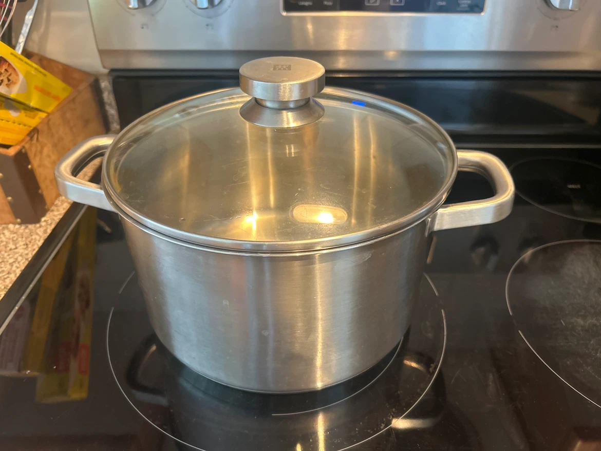 Zwilling Stainless Steel Pot with Glass Lid