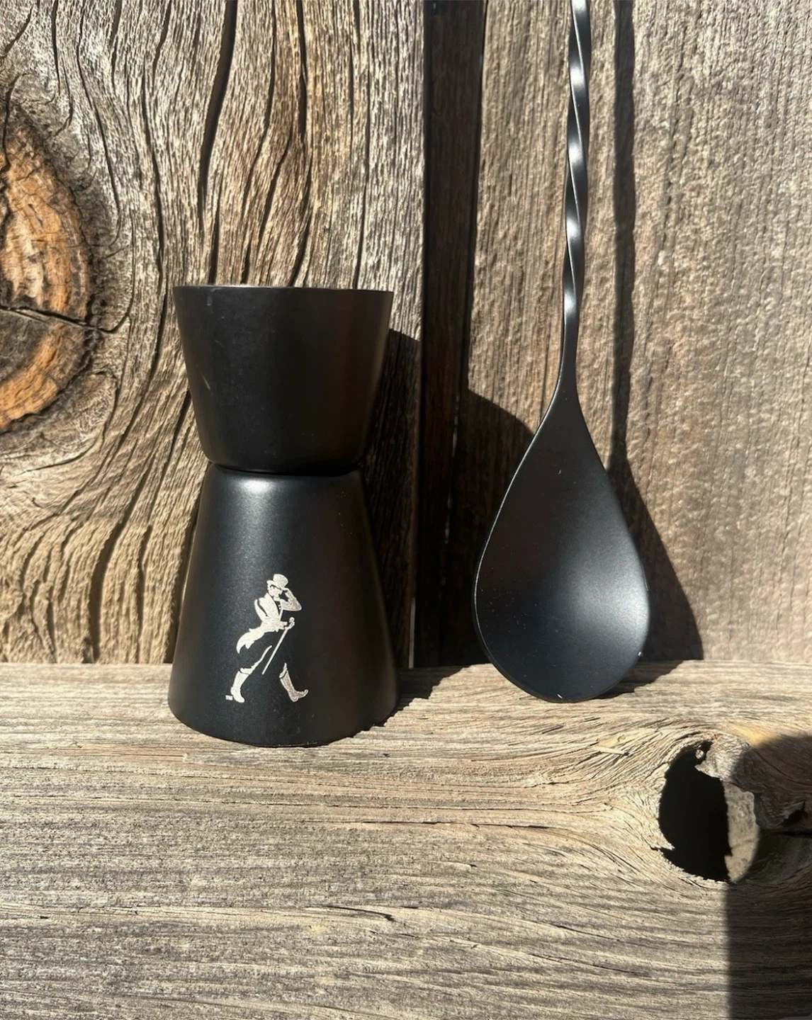 Johnnie Walker Bar Jigger and Mixing Spoon Set