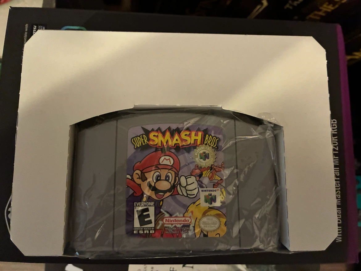 Super Smash Bros. Nintendo 64 Game with Box and Manual - photo 4
