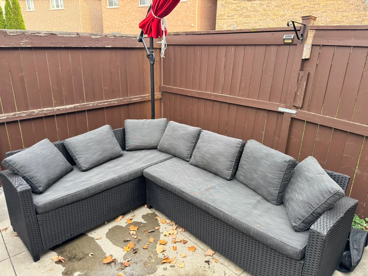 Outdoor L-Shaped Sectional Sofa
