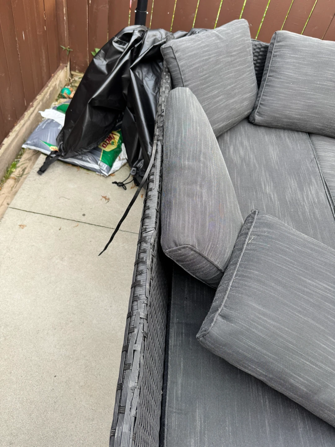 Outdoor L-Shaped Sectional Sofa - photo 3