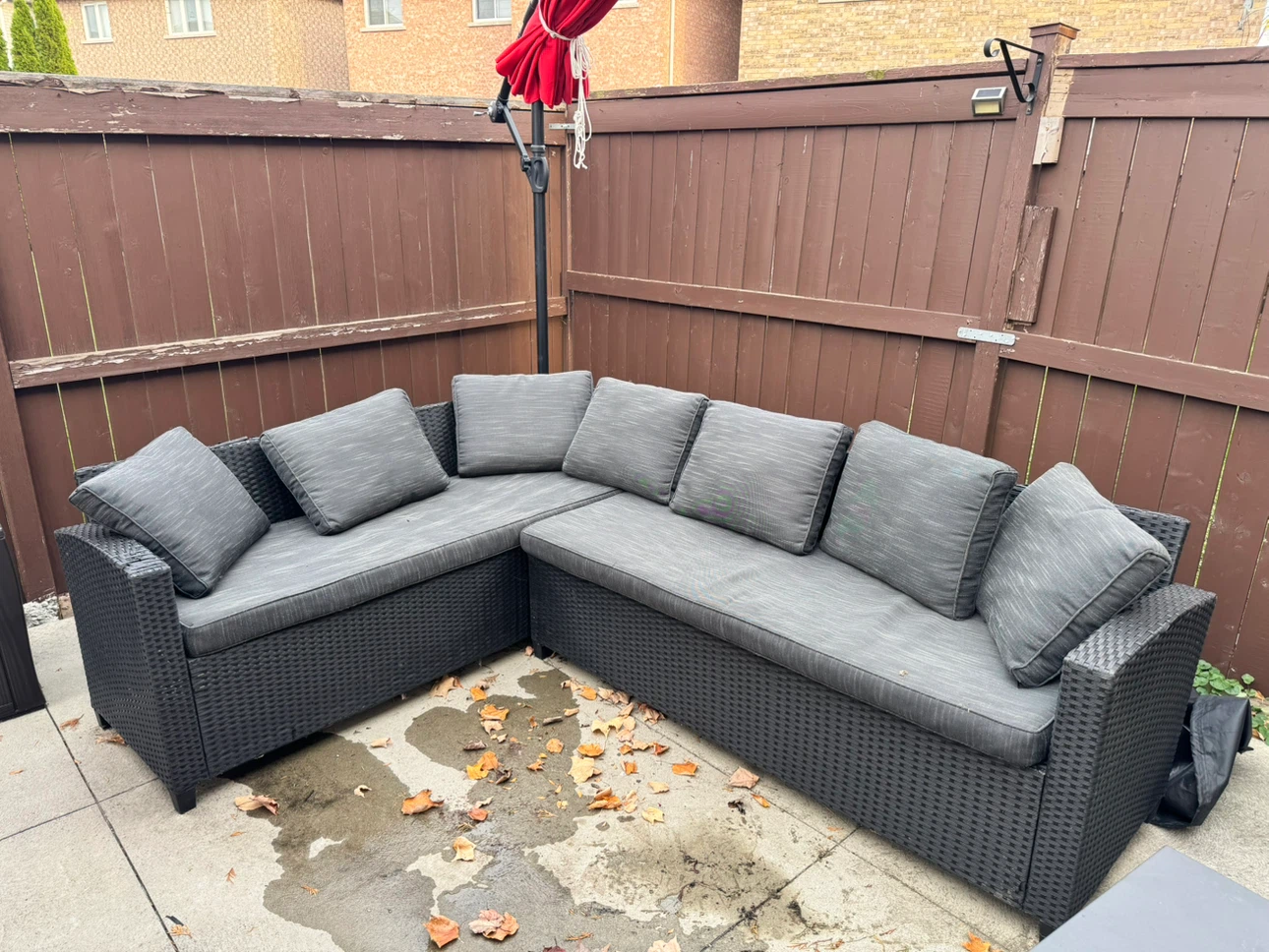 Outdoor L-Shaped Sectional Sofa - photo 4