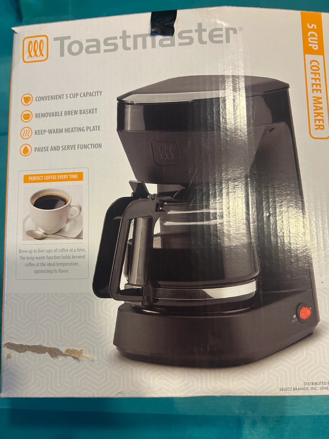 Toastmaster 5-Cup Coffee Maker