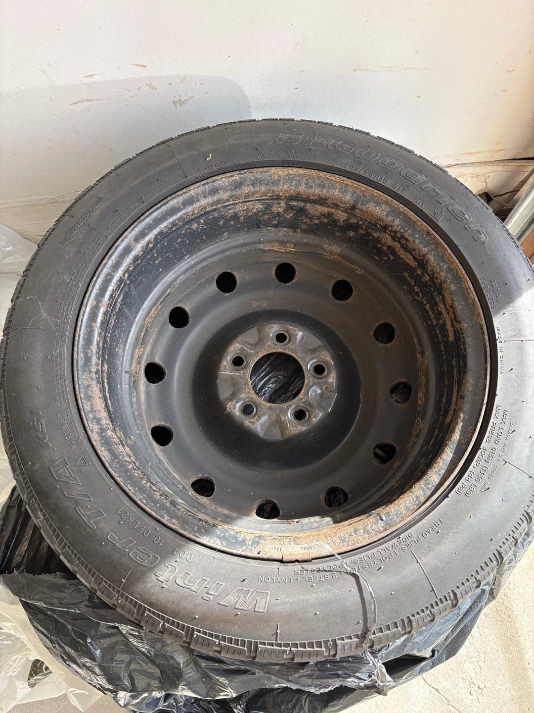 BFGoodrich Winter T/A KSI Tires with Steel Rims