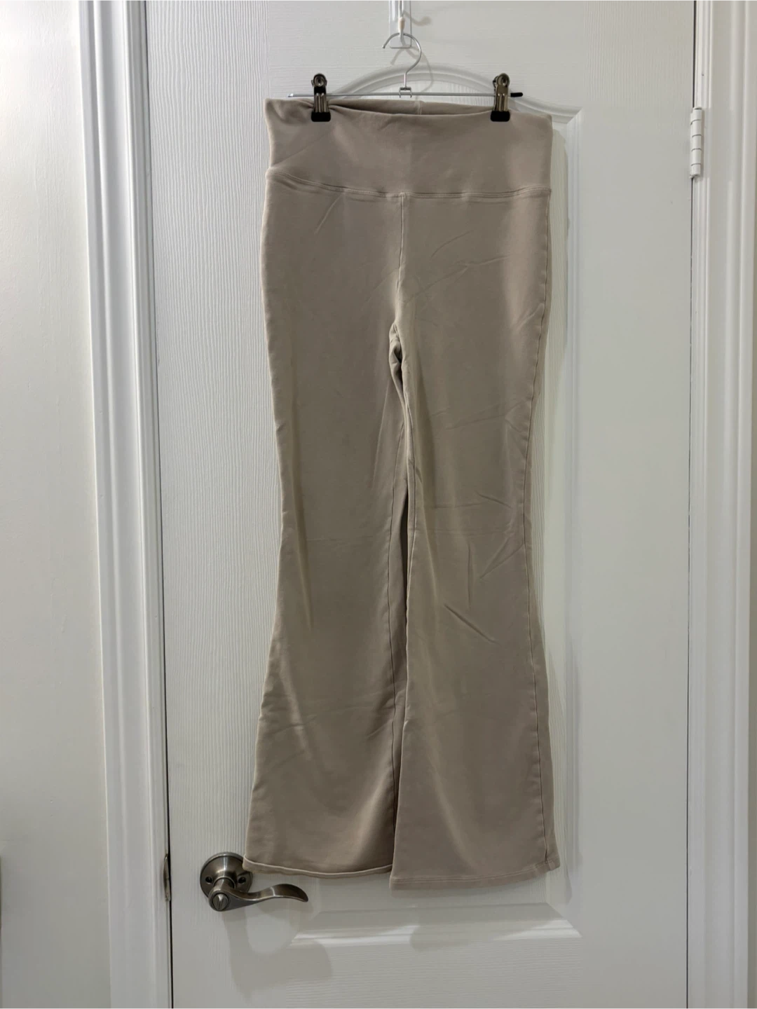 Sunday Best Beige Flare Pants