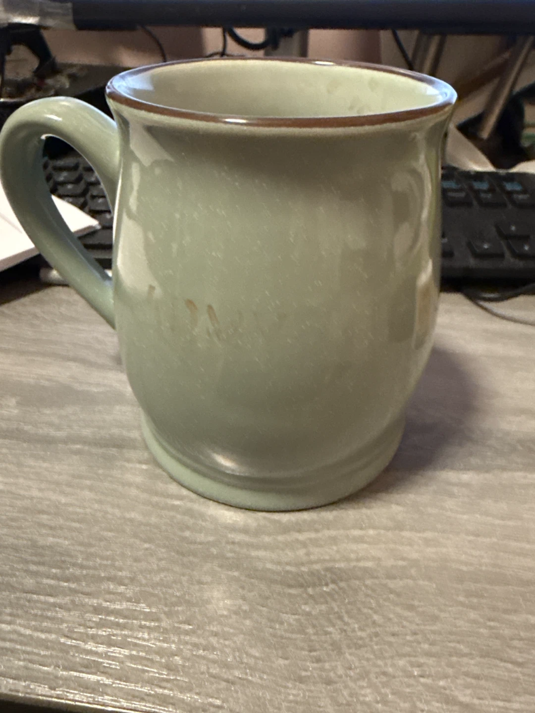Light Green Ceramic Coffee Mug