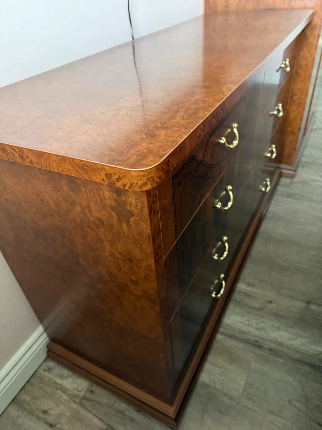 Wooden Dresser and Nightstand Set - photo 2