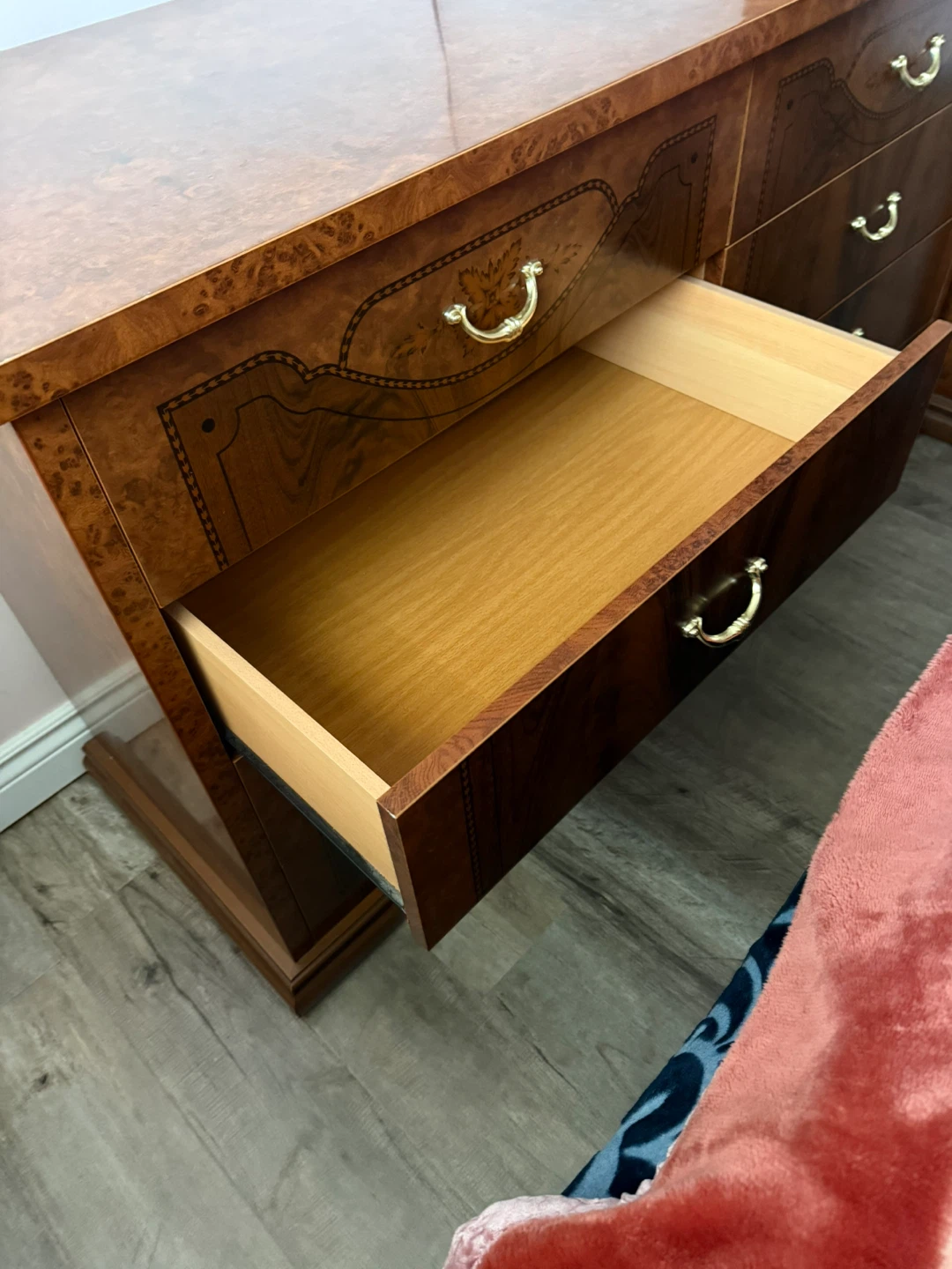 Wooden Dresser and Nightstand Set - photo 3