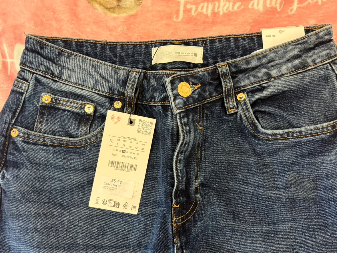 Zara Slim Fit Jeans Size 6 - photo 2