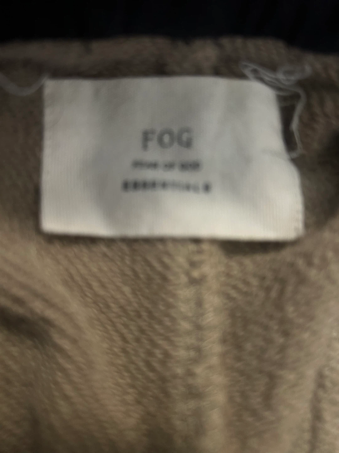 FOG Essentials Sweatpants Tan - photo 4