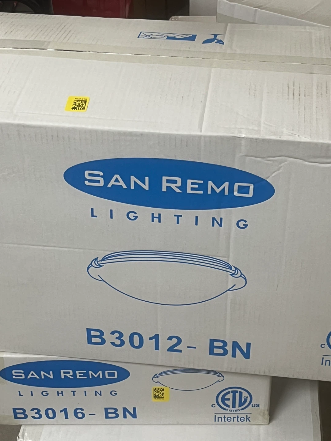 San Remo Lighting Flush Mount B3012-BN