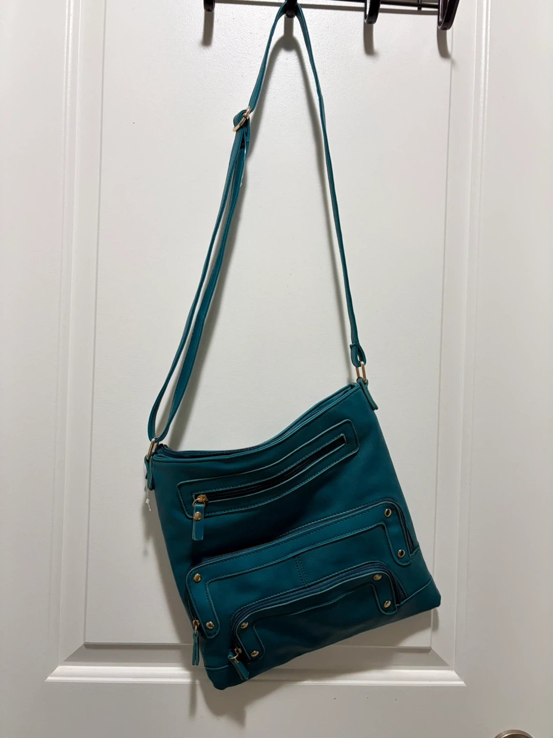Luxanne Teal Crossbody Bag