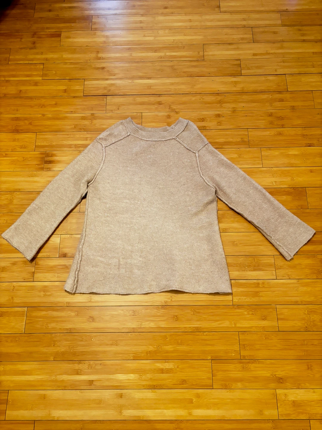 Zara loose Knit Beige Sweater