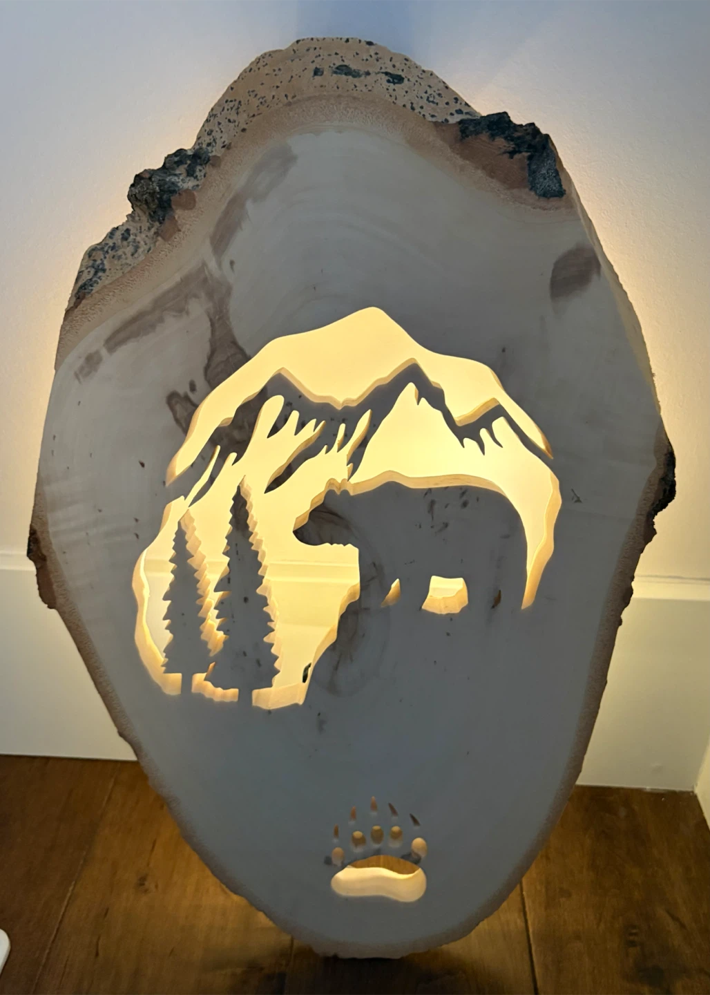 Illuminated Wood Art
