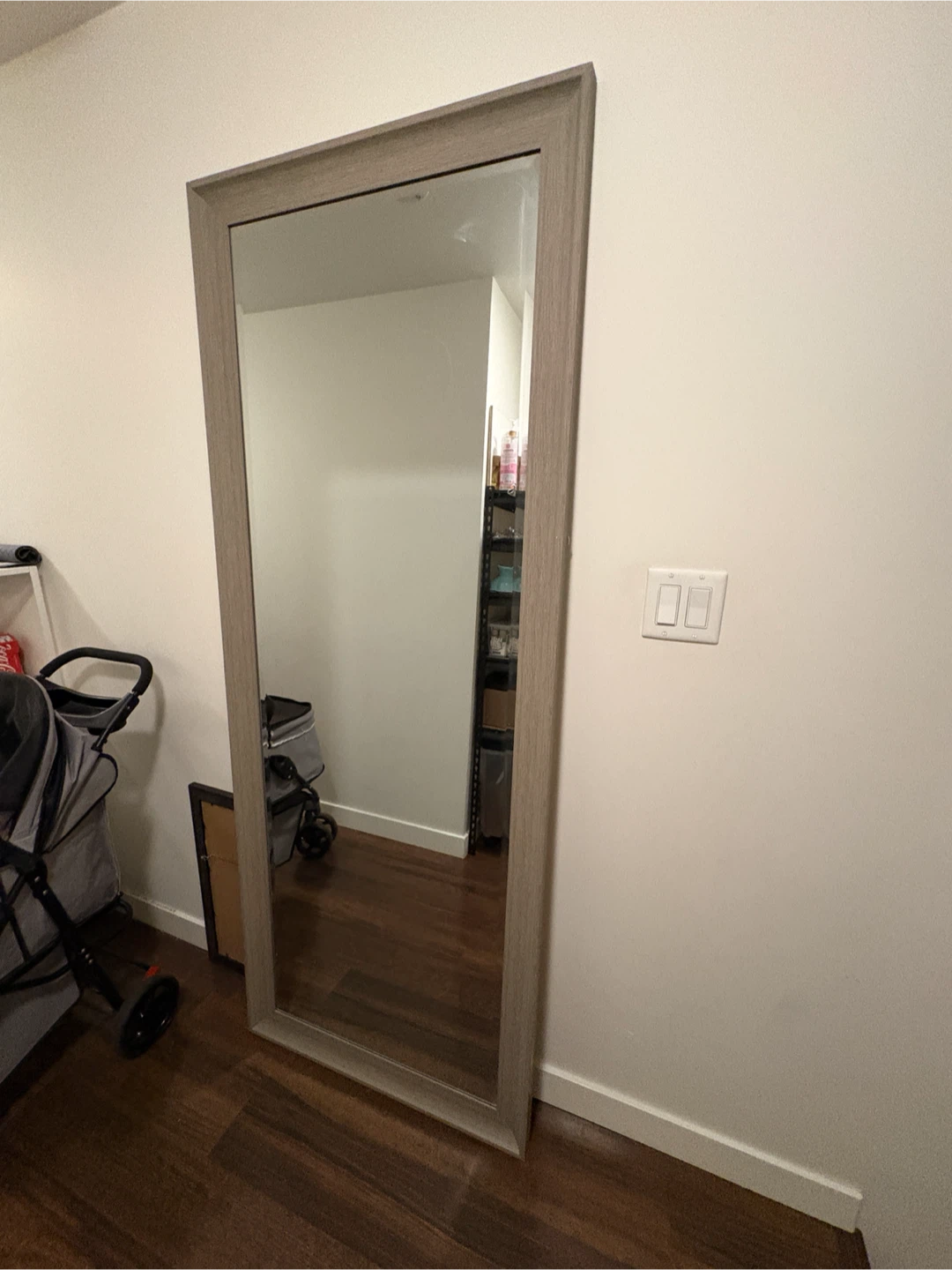 Full length floor mirror