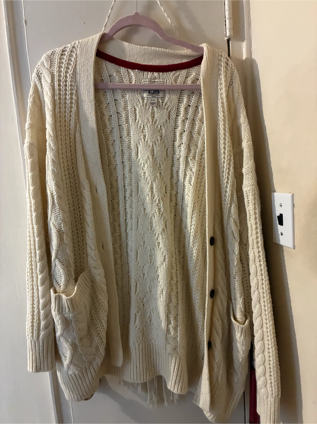 Roots Cabin Off-White Cardigan