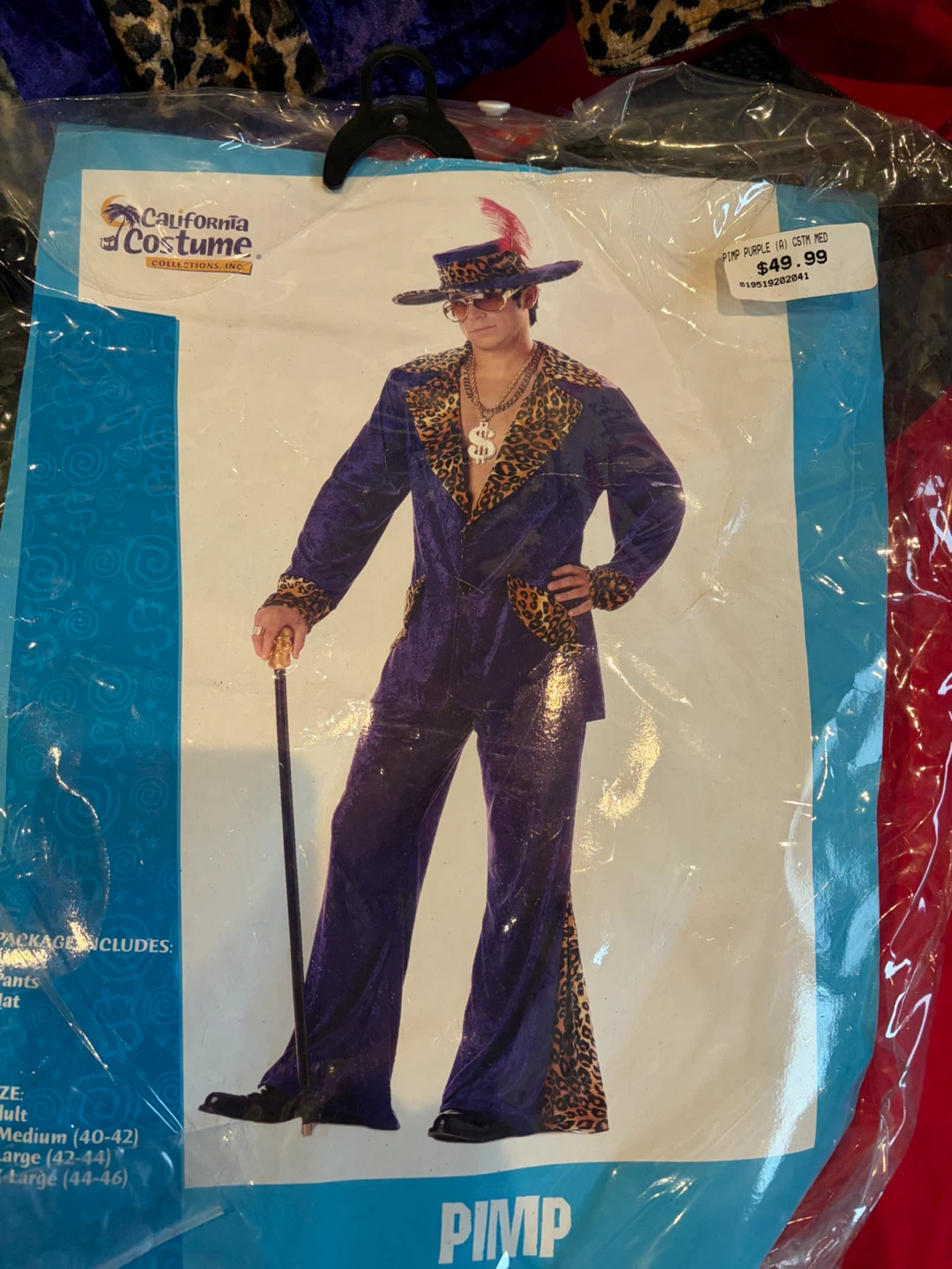 California Costumes Pimp Costume Medium
