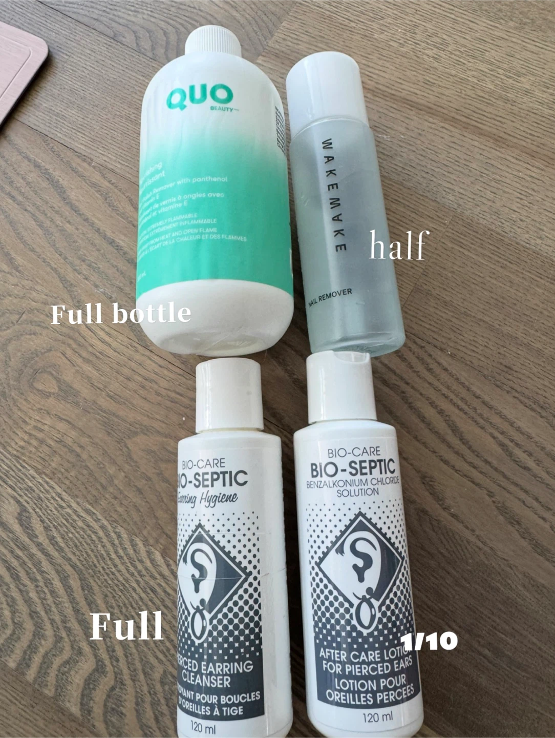 $5 for all Nail Polish Removers& Earring Cleansers