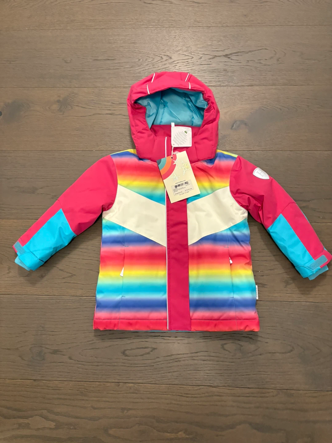 Hatley girls pink winter jacket 3T NWT ret $184 w tx
