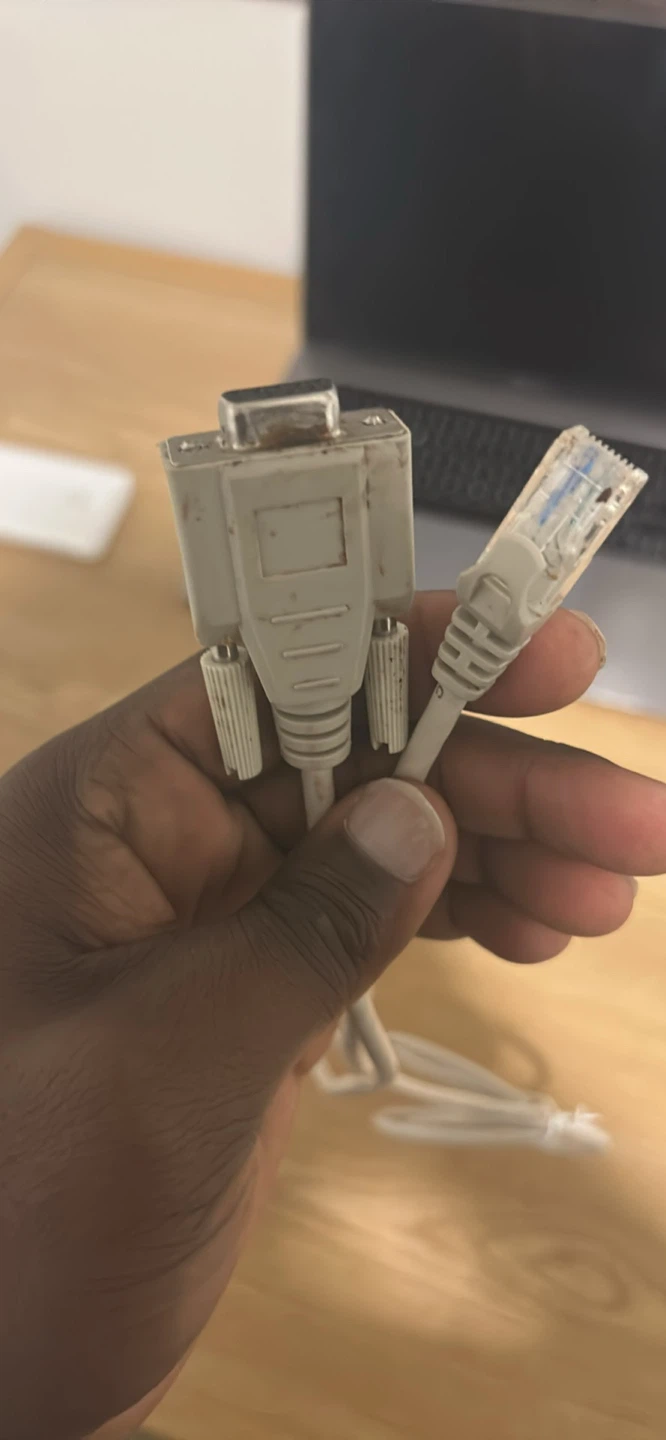 DB9 to RJ45 Serial Console Cable