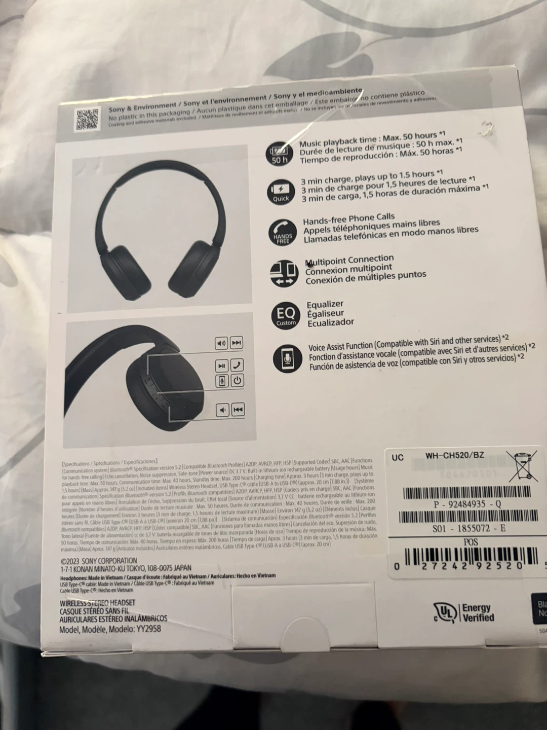 Sony WH-CH520 Wireless Headphones - photo 2