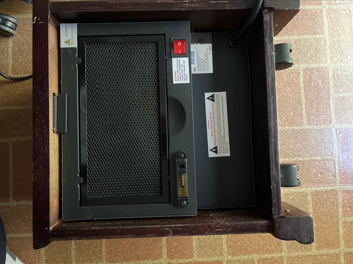 Portable Wooden Infrared Heater - photo 2