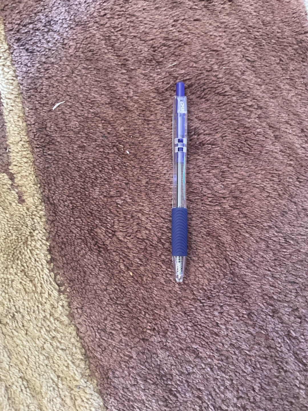 Inc retractable blue ink pen