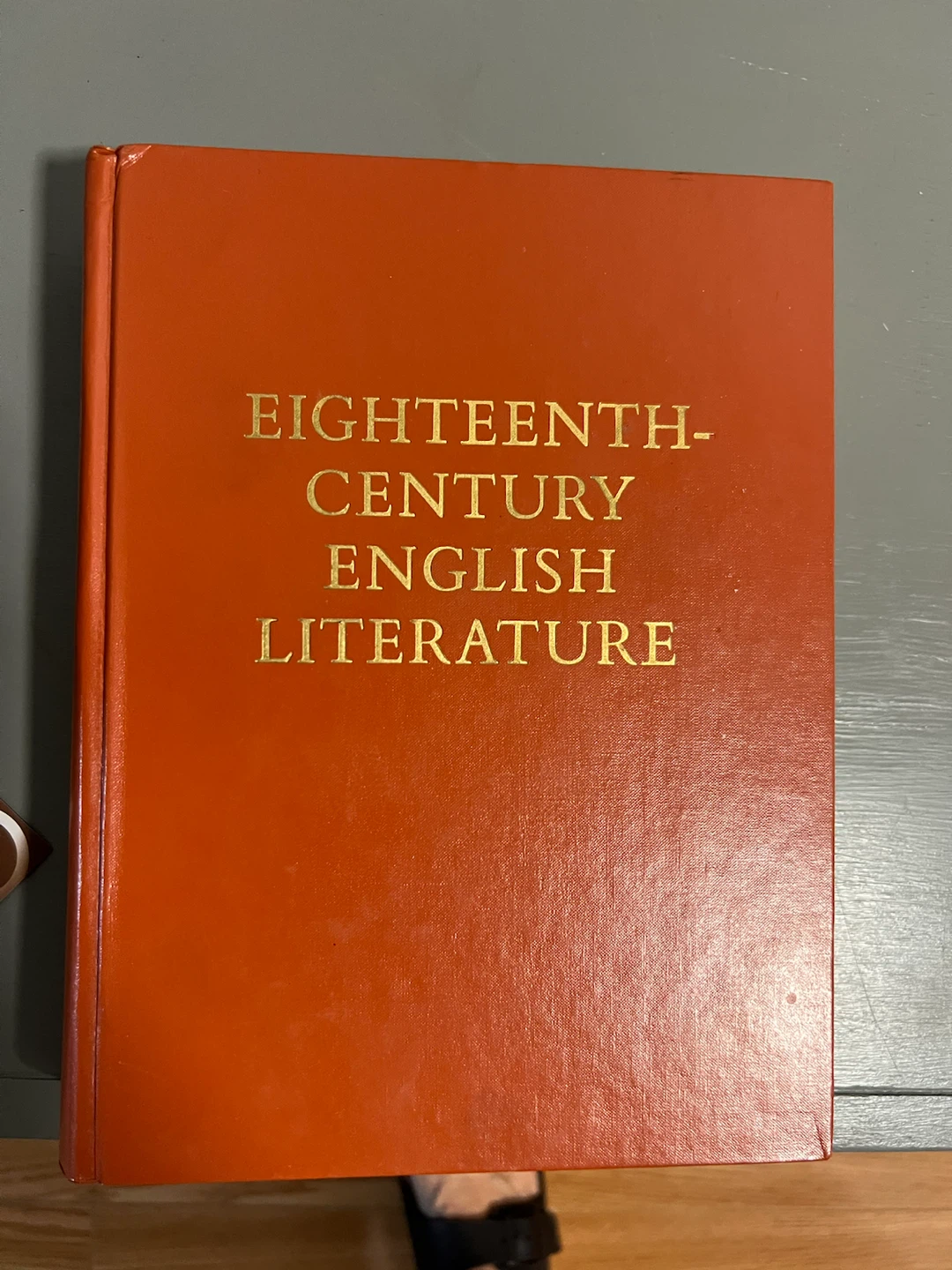Eighteenth-Century English Literature Book