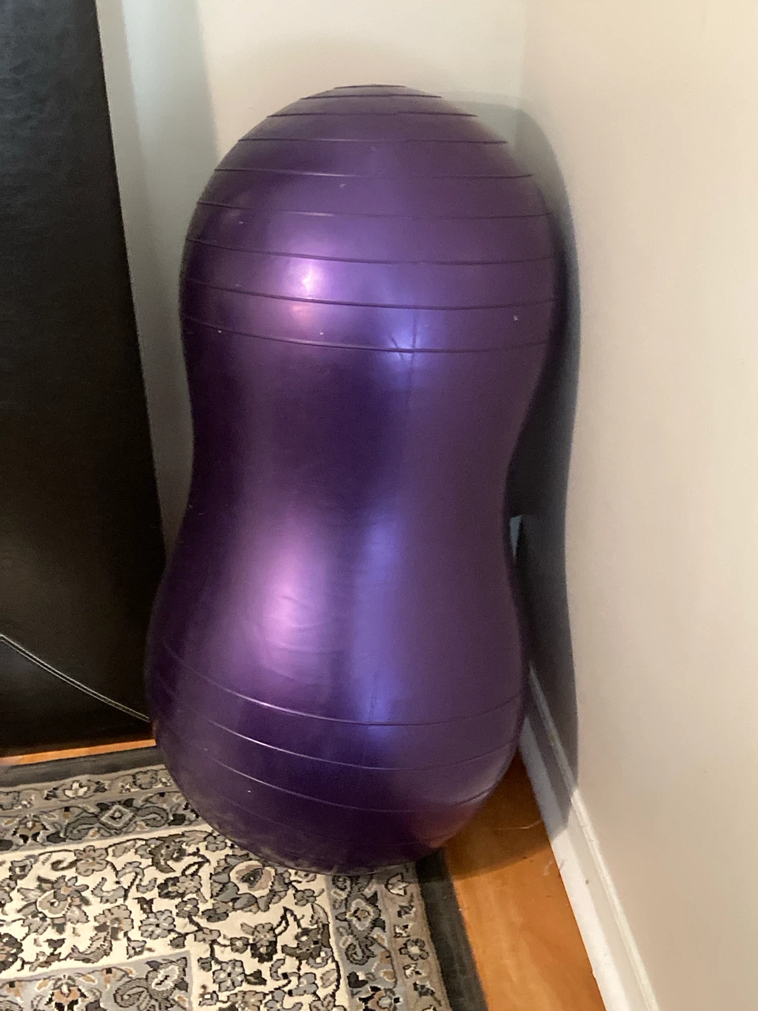 Purple Peanut Exercise Ball