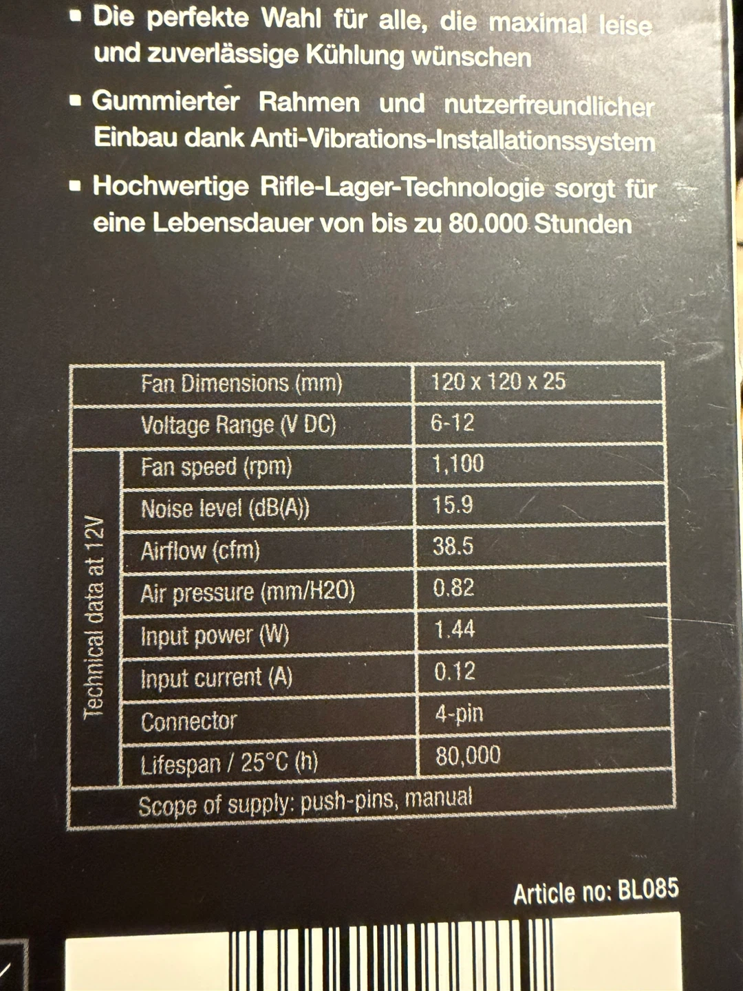 3 be quiet! Shadow Wings 2 120mm Fans - photo 2