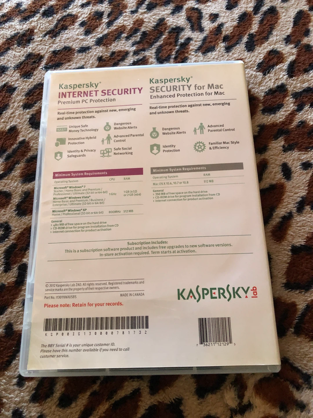 Kaspersky Internet Security for PC and Mac - photo 4
