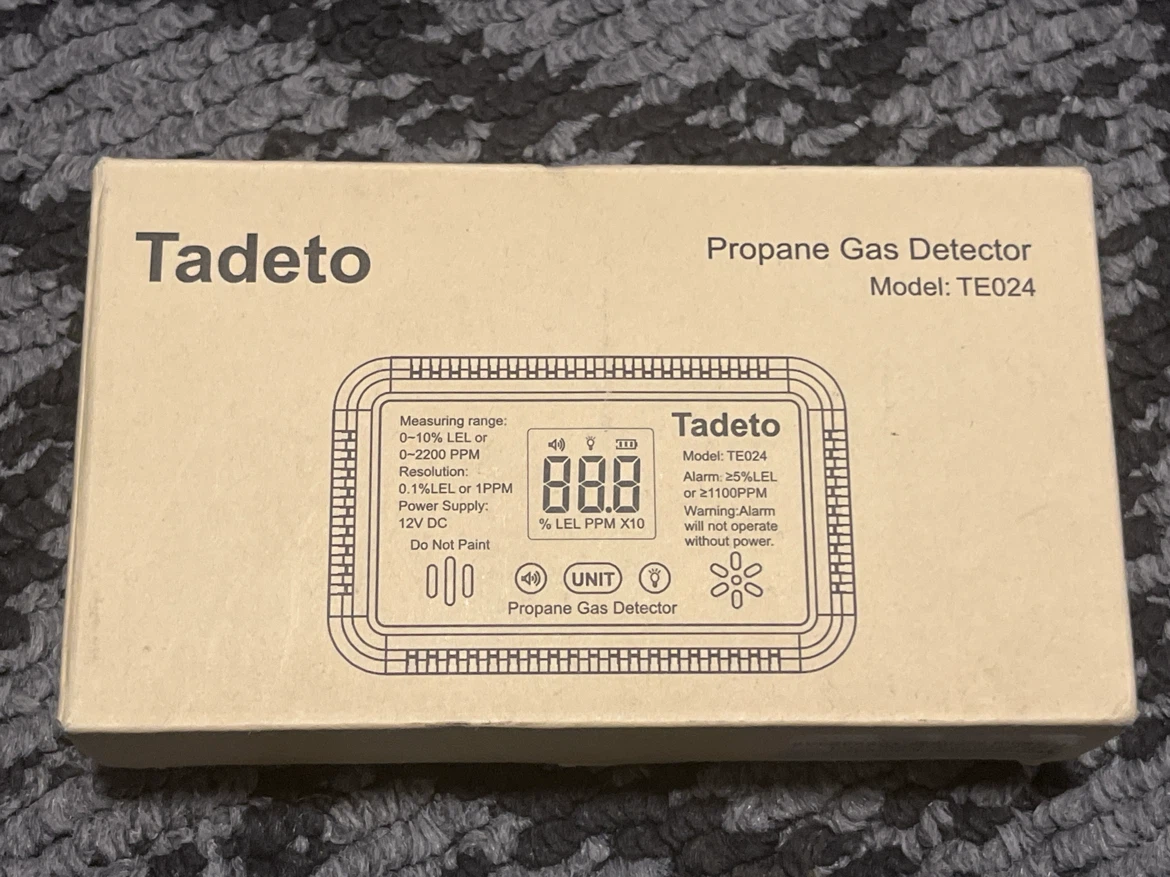 MOVING SALE ‼️ Tadeto Propane Gas Detector Model TE024