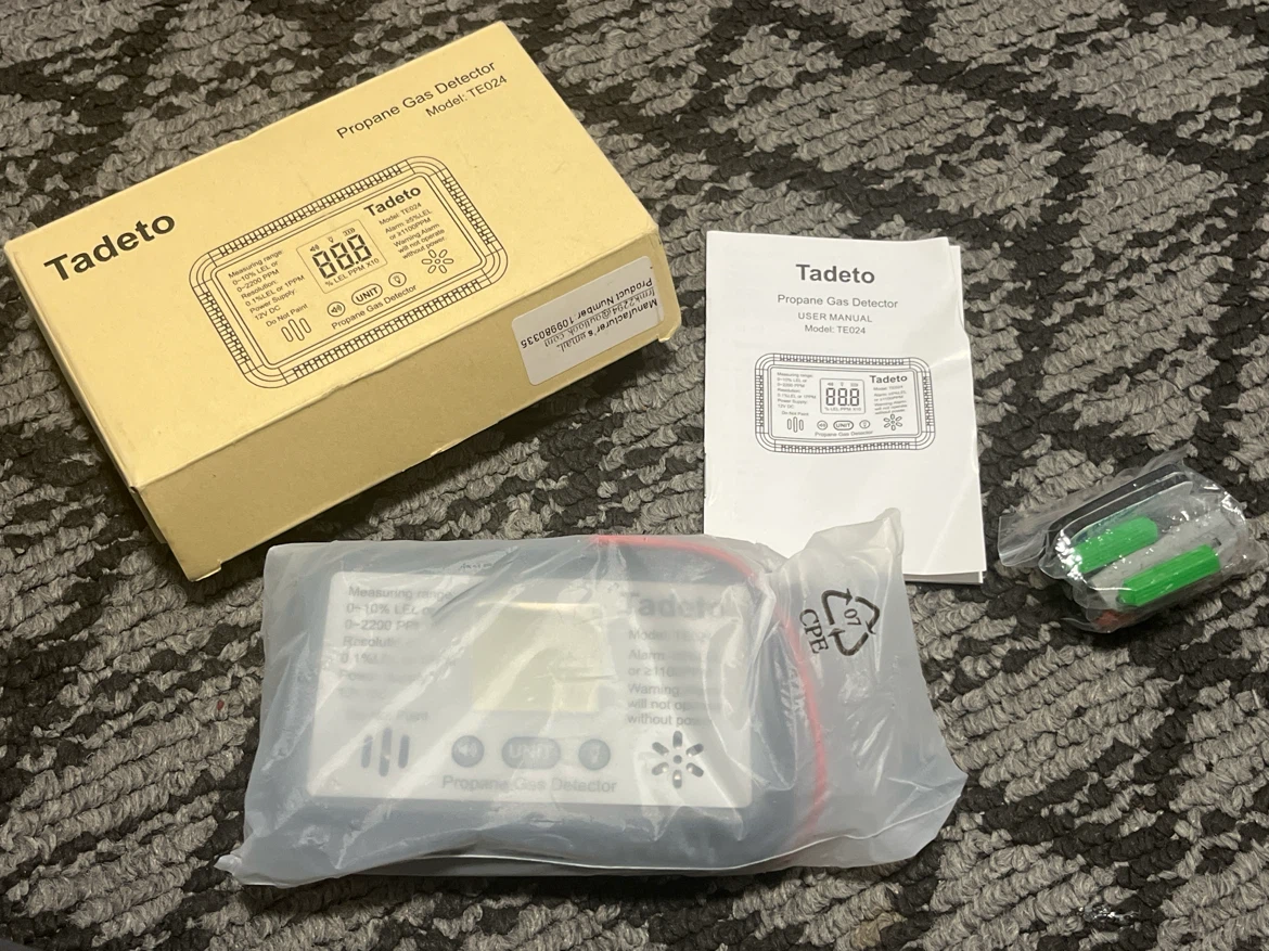 MOVING SALE ‼️ Tadeto Propane Gas Detector Model TE024 - photo 2